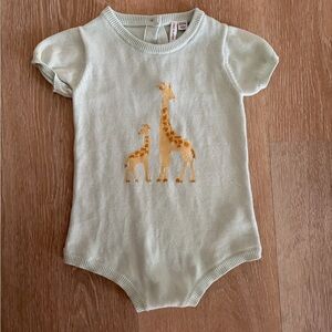 Janie and Jack Mint Green Sweater